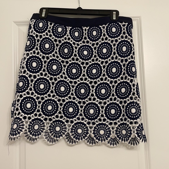 Anthropologie En Saison  embroidered long sleeve crochet set. Per - Picture 6 of 8